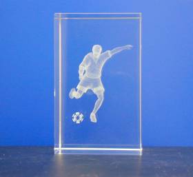 3-D-Würfel Fußball Herren - Bild vergrößern
