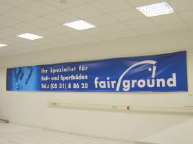 Werbeplane 3x0,6 m - Bild vergrern