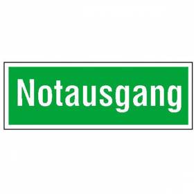 Notausgang - Bild vergrern