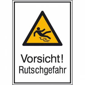 Vorsicht! Rutschgefahr - Bild vergrern