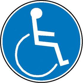 Rollstuhlbenutzer - Bild vergrern
