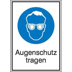 Augenschutz tragen - Bild vergrern