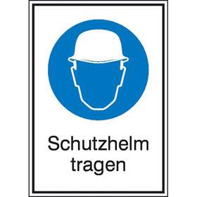 Schutzhelm tragen - Bild vergrern