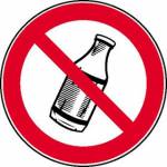 Herauswerfen von Flaschen verboten Artikel-Nr. (2100985)