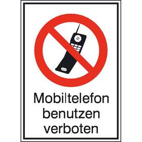 Mobiltelefon benutzen verboten - Bild vergrern