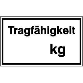 Tragfähigkeit ... kg - Bild vergrern