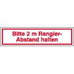 Bitte 2 m Rangierabstand halten Artikel-Nr. (2102433)