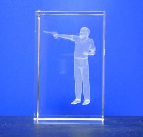 3-D-Würfel Schießen Pistole - Bild vergrern